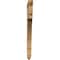 Ekena Millwork Merced Arts & Crafts Smooth Bracket, Western Red Cedar, 3 1/2"W x 44"D x 48"H BKT04X44X48MRC03SWR - alternate 2